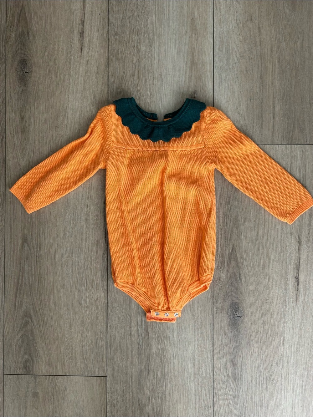 Unisex Janie and Jack Pumpkin Onesie